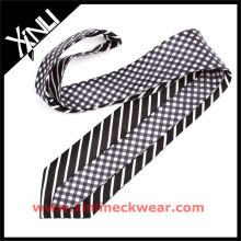 Gravata reversível de seda para homens moda gravata